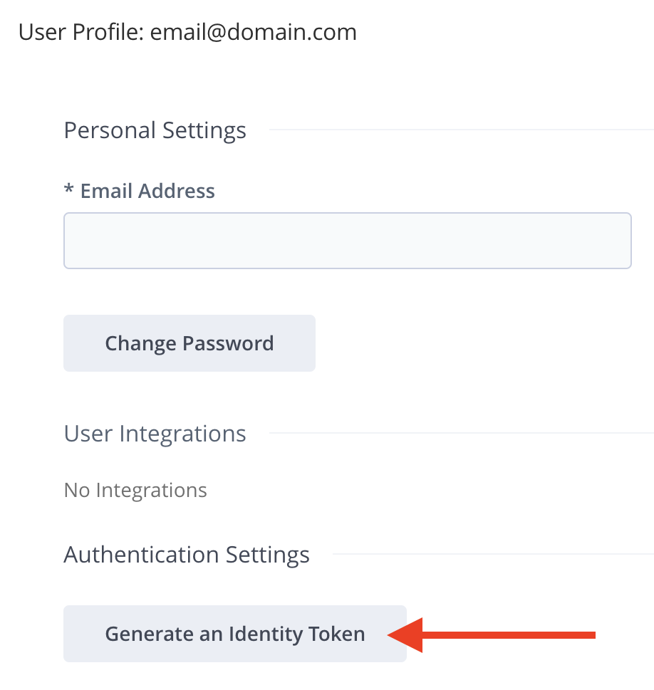 JFrog generate identity token