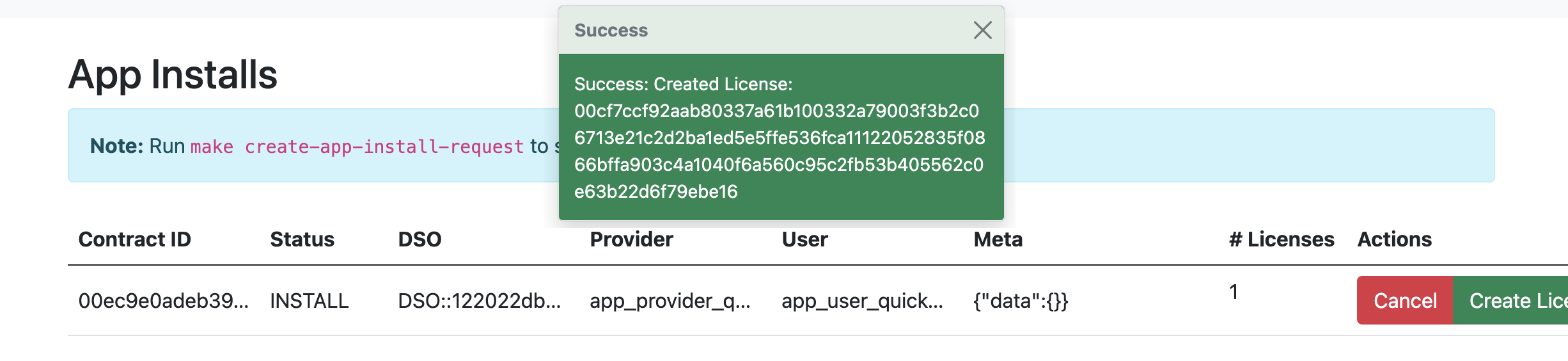create license