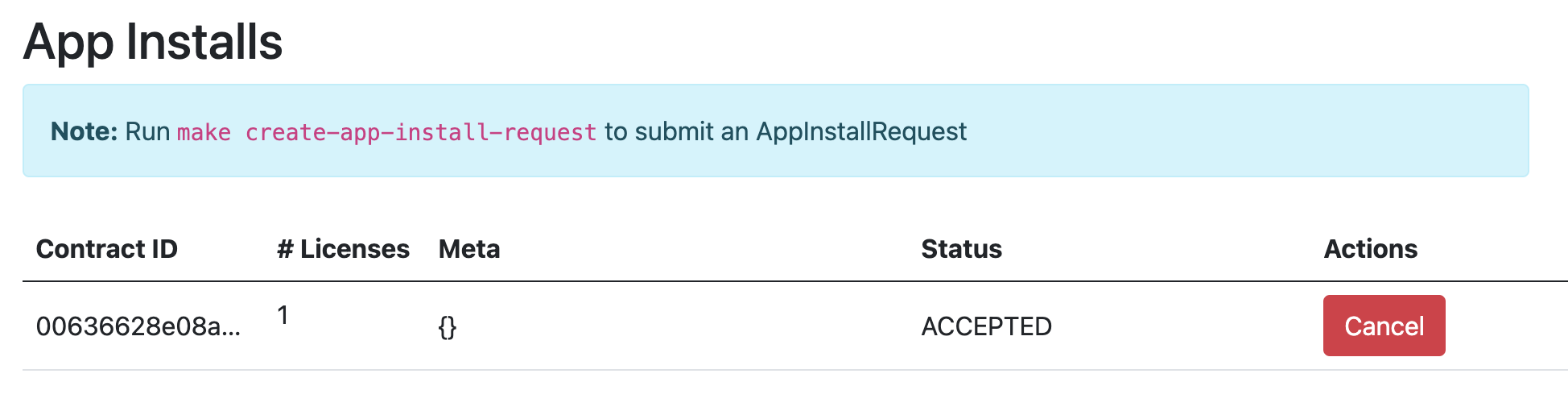 accepted AppInstall